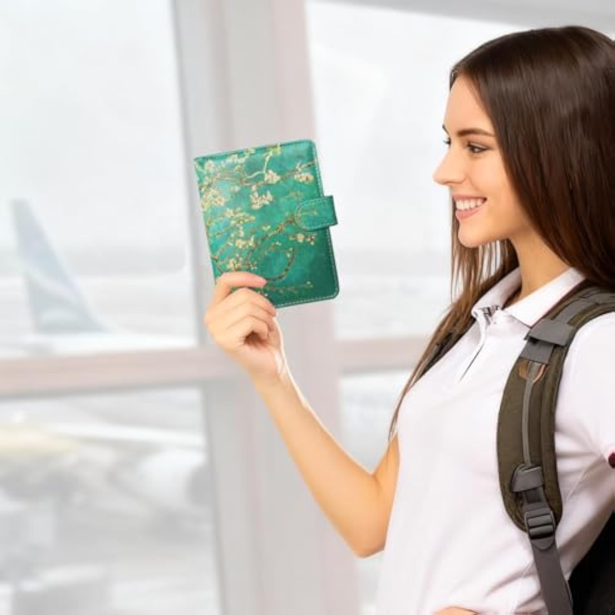 Protective Premium Leather RFID Blocking Passport Holder